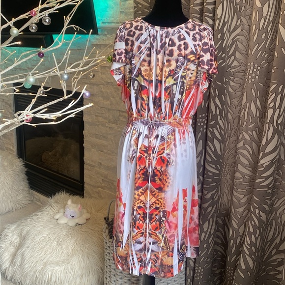 Denverhayes leopard/absract print dress - Picture 2 of 3